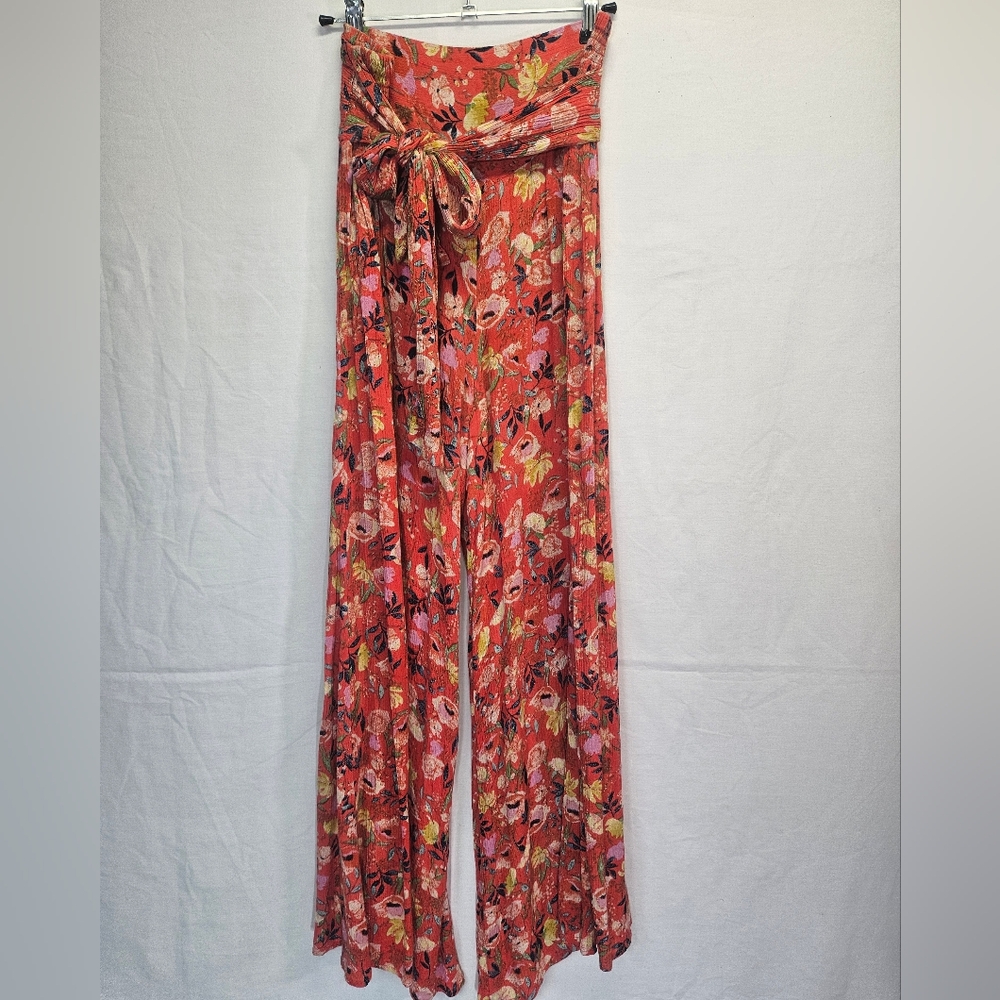 Rip Curl Coral Floral Wide Leg Pants